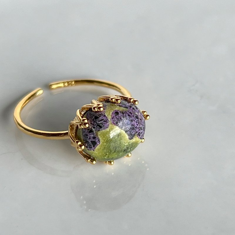 Atlantisite Ring【gift box】 - 戒指 - 半寶石 綠色