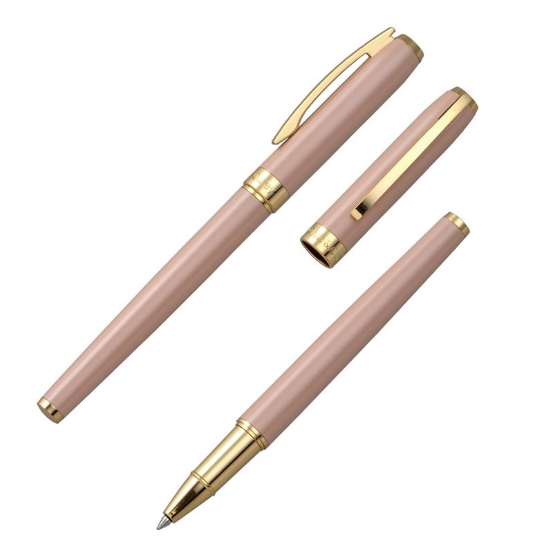 [Chris & Carey] Essence Essence Ball Pen (Free lettering) / Rose Brown ESRP-11 - Rollerball Pens - Other Metals 