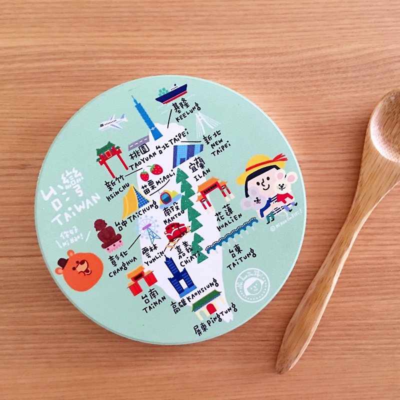 FiFi Coaster－Taiwan Travel - Coasters - Other Materials 