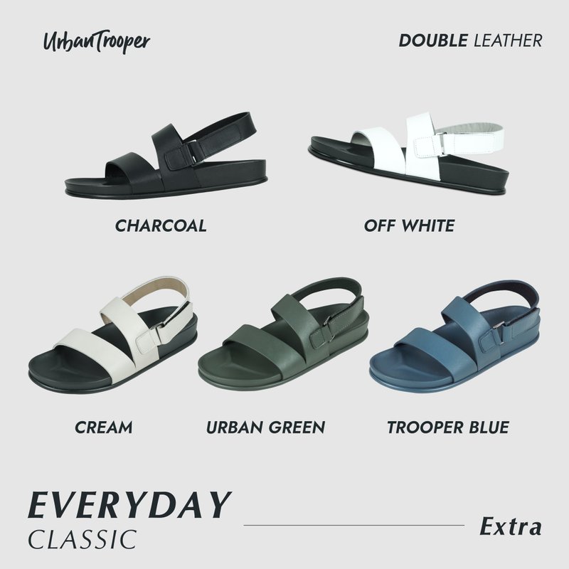 Urban Trooper Urban Everyday Classic - 拖鞋 - 真皮 