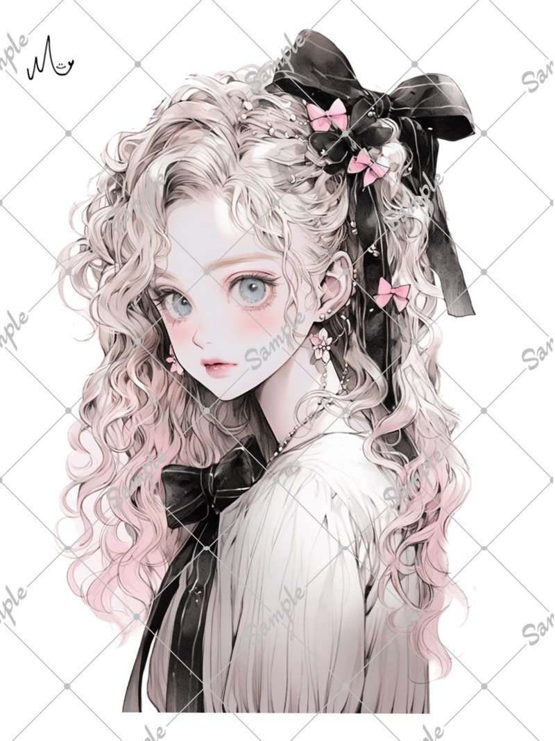 オリジナル人物ステッカー - 貼紙 - 紙 