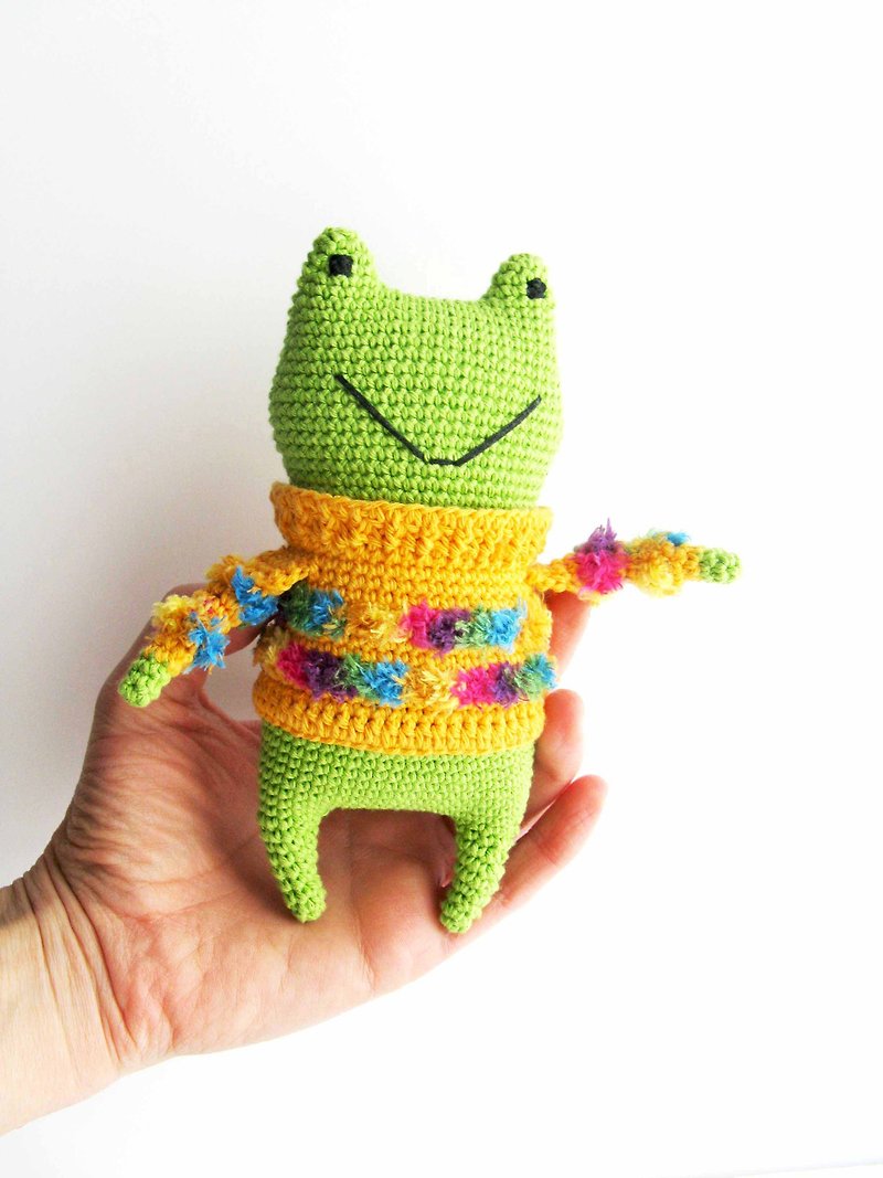 Crochet Pattern Frog, DIY Amigurumi Crochet Pattern, PDF file digital download