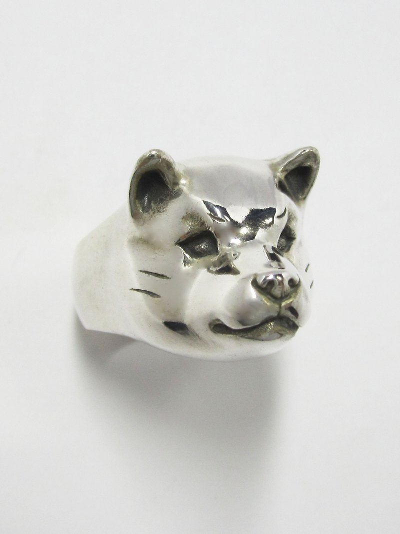 Shiba Inu / Puppies RING Large - General Rings - Other Metals Silver