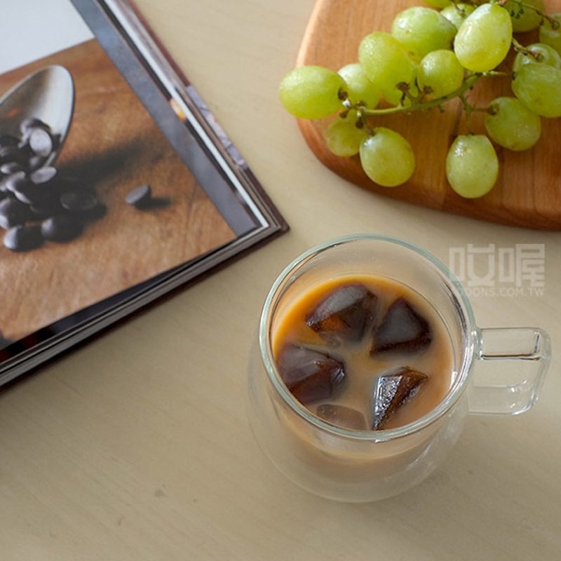 LINKIFE 玻璃系列雙層玻璃咖啡杯200ml - 杯子 - 玻璃 