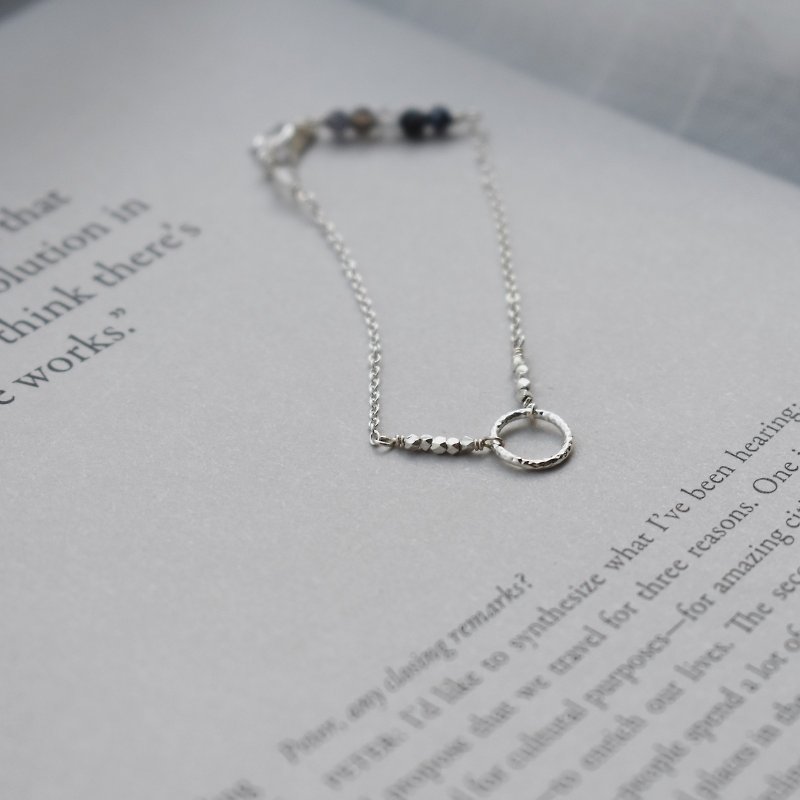 ZHU.Handmade Bracelet | Transfer Small Circle (Limited / Sterling Silver / Gift / Mother's Day Gift) - สร้อยข้อมือ - เงินแท้ 