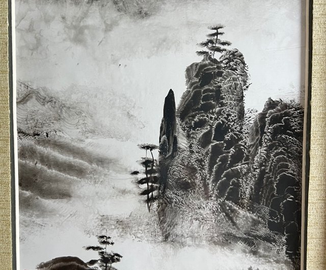 人気新品 Feng ヤシの風景画張家界伝統的な中国絵画水墨画手描き Jingbin 絵画