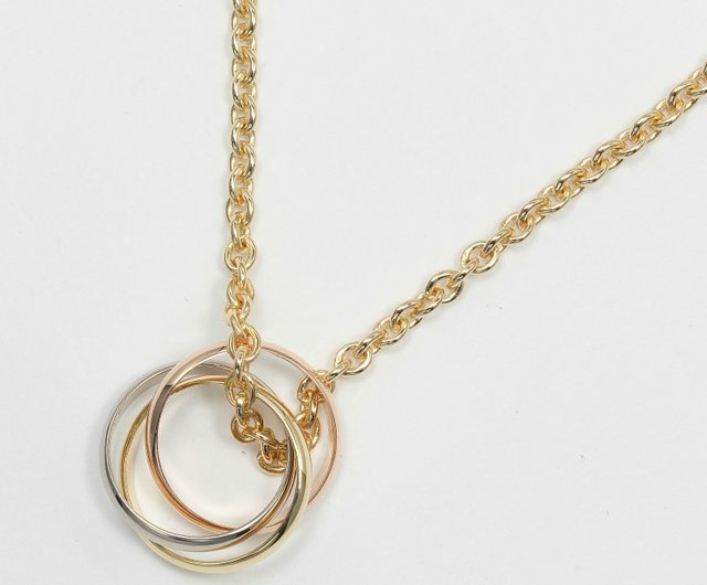 【国内発送★Cartier】トリニティ ネックレス 18K WG YG PG 日本直送】カルティエ CARTIER トリニティ ネックレス K18