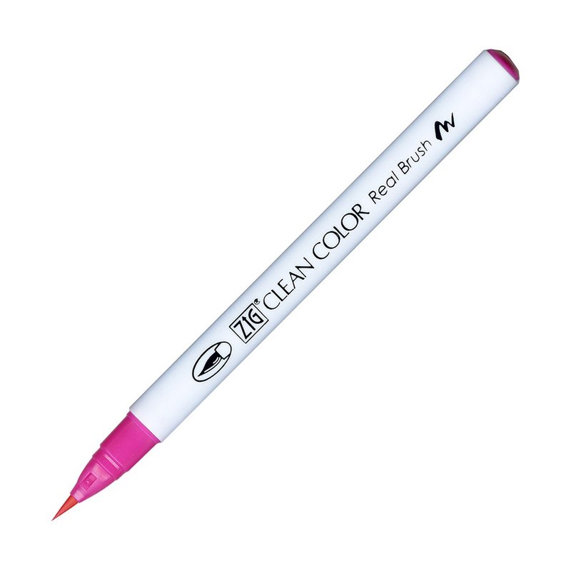 【Kuretake 日本吳竹】ZIG 彩繪毛筆 Pink - 其他書寫用具 - 塑膠 粉紅色