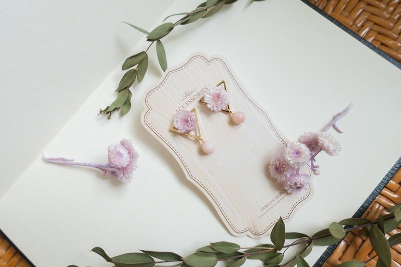 Lovely Wax Bead Earrings - Earrings & Clip-ons - Plants & Flowers 