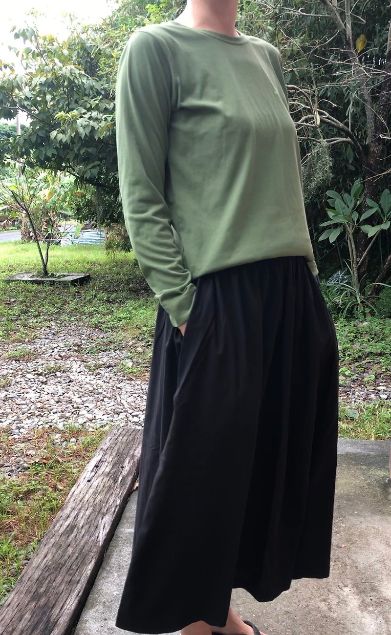 Plant Tencel Linen pocket dress - Skirts - Cotton & Hemp Multicolor