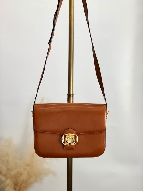 【中古】CELINE セリーヌ ショルダーバック キャラメル セリーヌ(CELINE)セリーヌ ショルダーバッグ ショルダーバッグ