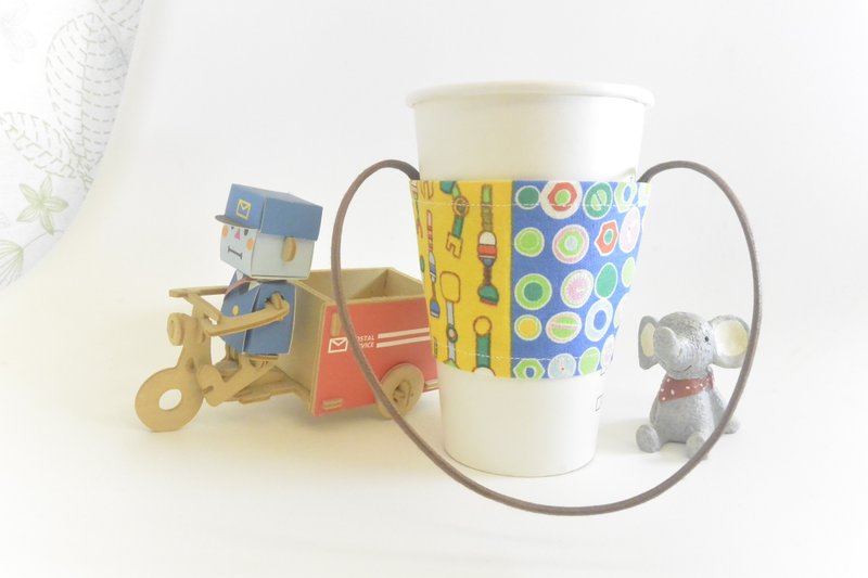 Environmental protection cloth cup sleeve - circle tool - ถุงใส่กระติกนำ้ - ผ้าฝ้าย/ผ้าลินิน หลากหลายสี