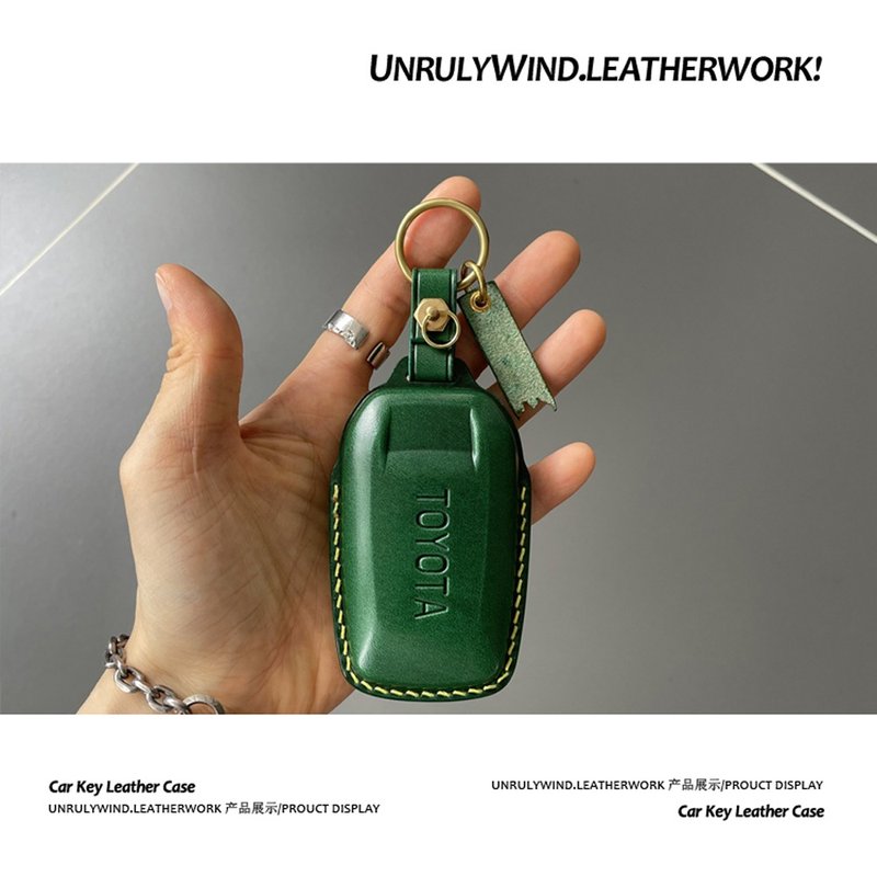 丰田 手工 钥匙 - Keychains - Genuine Leather 