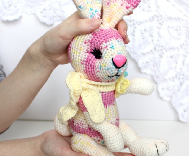 デジタル】うさぎのかぎ針編みのパターン あみぐるみうさぎの