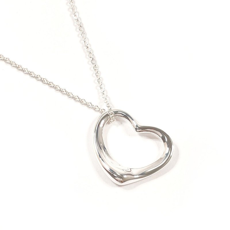 【日本直送 中古美品】ティファニー TIFFANY&Co. ネックレス エルサペレッティ オープンハート シルバー925 アクセサリー 新品仕上げ済み - 項鍊 - 純銀 銀色