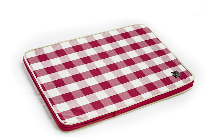 Lifeappスリーピングパッド交換用布--- M_W80 x D55 x H5 cm（赤と白）には寝るマットは含まれていません - 寝具 - その他の素材 レッド