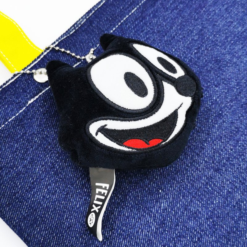 CHI Felix The Cat Classic Cartoon Hanging Plush Doll for Keychain - Charms - Cotton & Hemp Multicolor