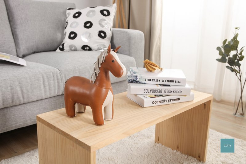 【書擋】抬頭馬 Horse 皮革動物擺飾 | 生日禮物 - 擺飾/家飾品 - 人造皮革 多色