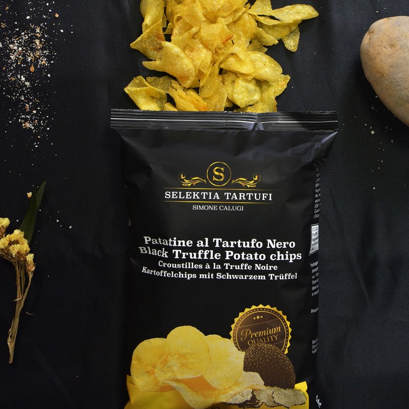 【SELEKTIA】義大利冬季黑松露洋芋片100g - 零食/點心 - 新鮮食材 