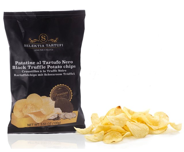 ブラック】イタリア産冬黒トリュフポテトチップス 100g