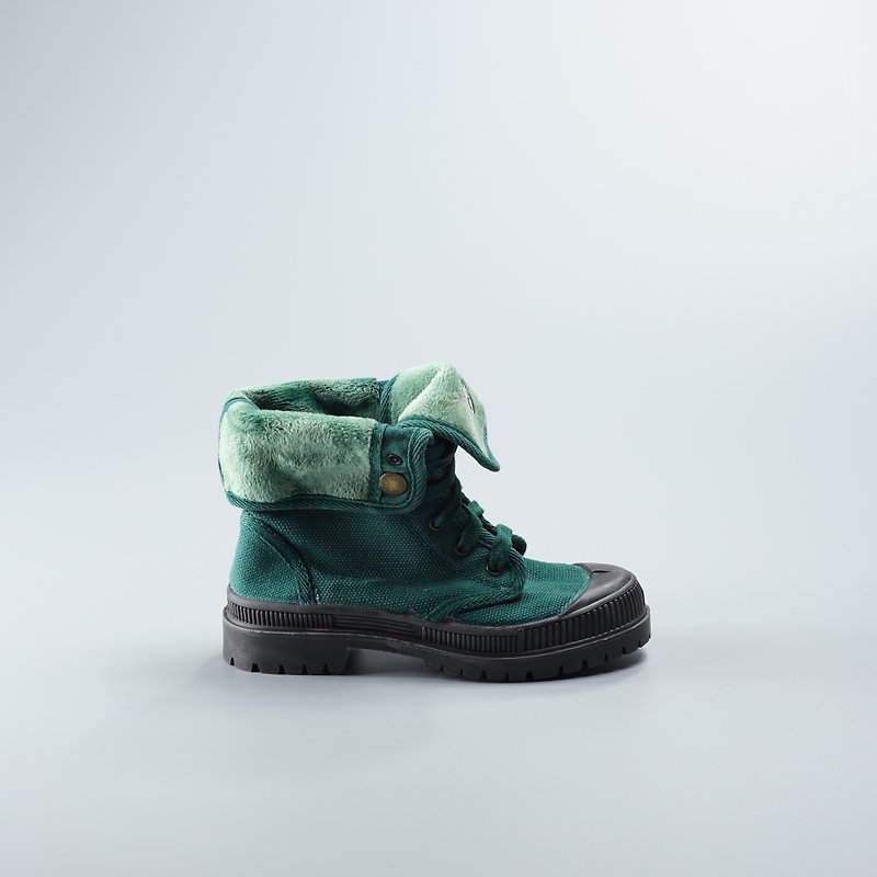 Spanish canvas shoes winter bristles green blackheads wash old 860777 adults size - รองเท้าลำลองผู้หญิง - ผ้าฝ้าย/ผ้าลินิน สีเขียว