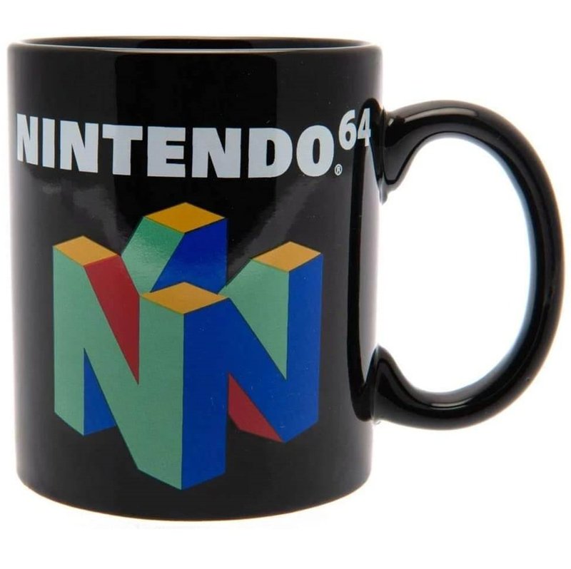 【任天堂】N64主題馬克杯(黑) Nintendo - 咖啡杯/馬克杯 - 陶 黑色