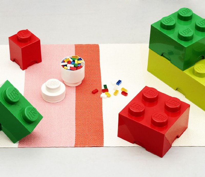 Room Copenhagen 樂高 LEGO 4凸收納盒-紅色(40031730)送禮 - 居家收納/收納盒/儲物盒 - 其他材質 