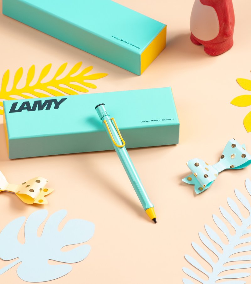 [Free laser engraving] LAMY mechanical pencil/SAFARI 2024 limited edition-tropical style - ดินสอ - พลาสติก สีน้ำเงิน