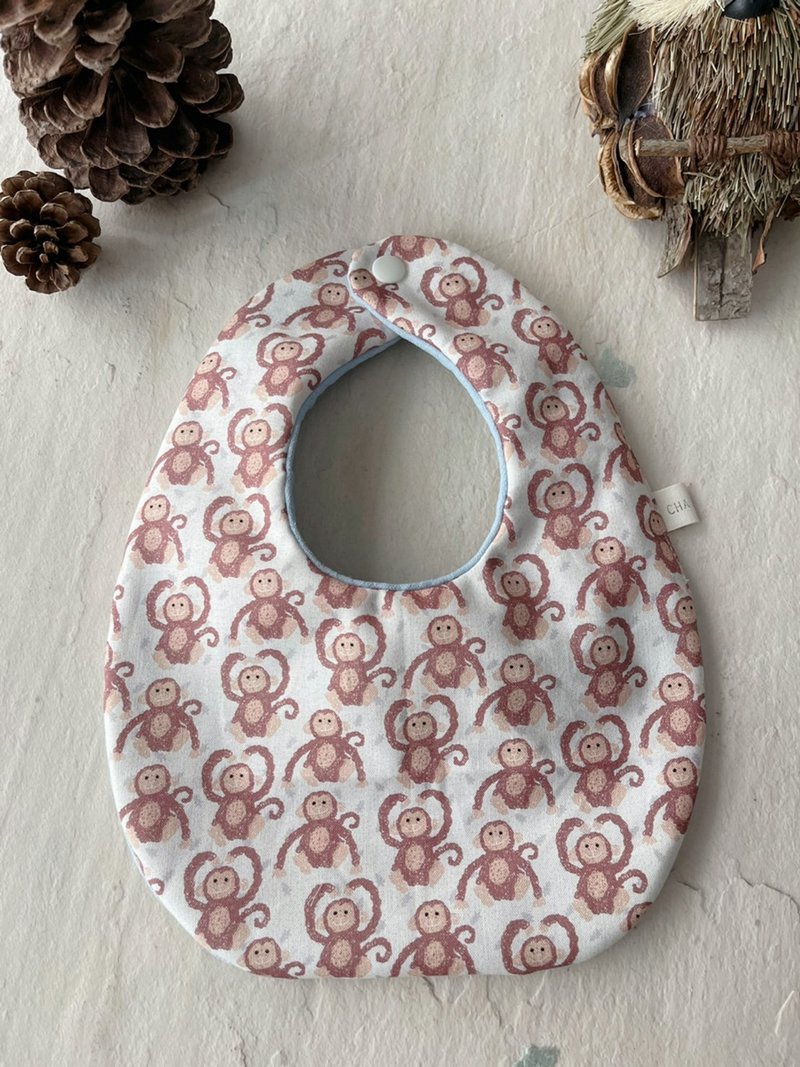 萌奇的兜     手工純棉六層紗水滴圍兜/可雙面用 - 圍兜/口水巾 - 棉．麻 多色