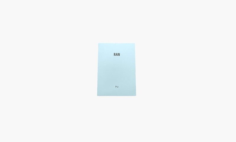 Noritake-Rain Notebook - สมุดบันทึก/สมุดปฏิทิน - กระดาษ สีน้ำเงิน