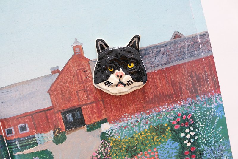 Black Cat Brooch - Pottery & Ceramics - Pottery 