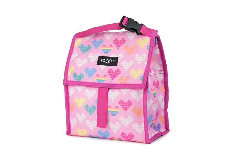 【Offer】US【PACKiT】Multifunctional Cooler Bag (Pink Paradise) Cooler Bag/Breast Milk - Diaper Bags - Other Materials 