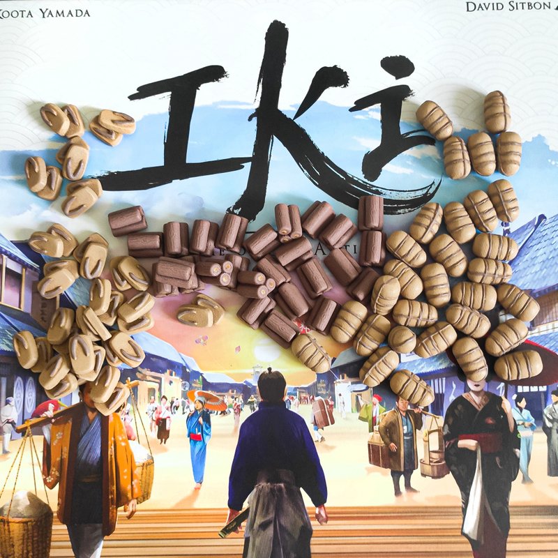 與 IKI 棋盤遊戲兼容的豪華資源代幣 - 桌遊/牌卡 - 其他材質 