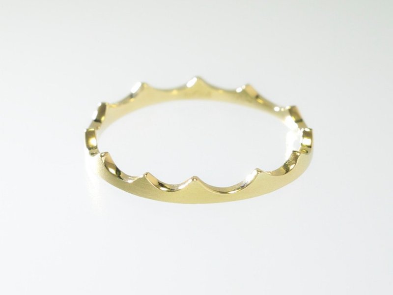 Japan Quality | inGod Stacking Ring Nami 14KYG - 戒指 - 其他金屬 金色