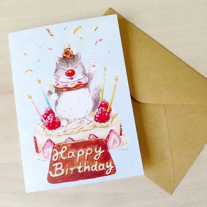 [Fatby Cat] Birthday Card