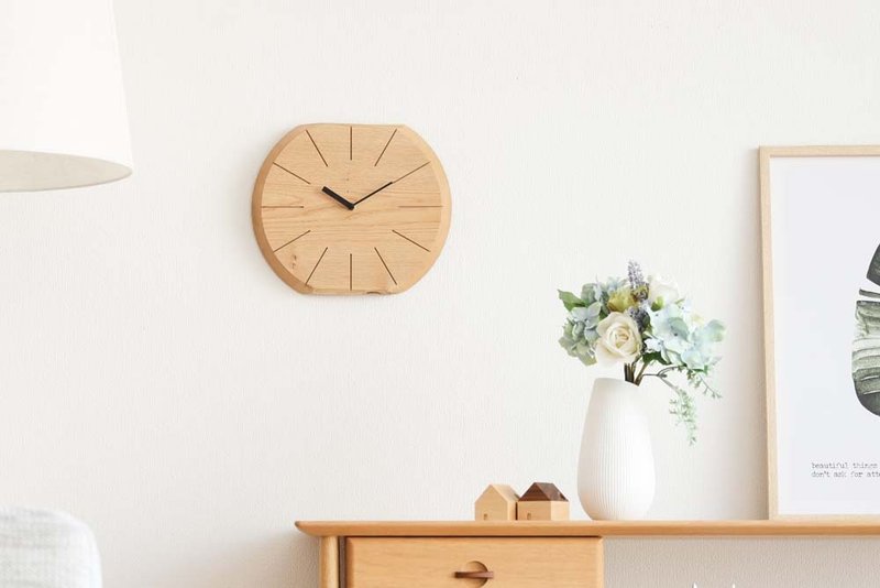 Kochi Hidanoki Clock - Clocks - Wood Brown