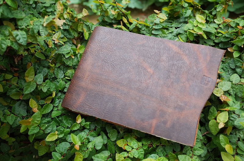 [Personal Collector's Edition] thread leather manual book. Watercolor book. Take this. Drawing book. N054 - Notebooks & Journals - Genuine Leather Brown