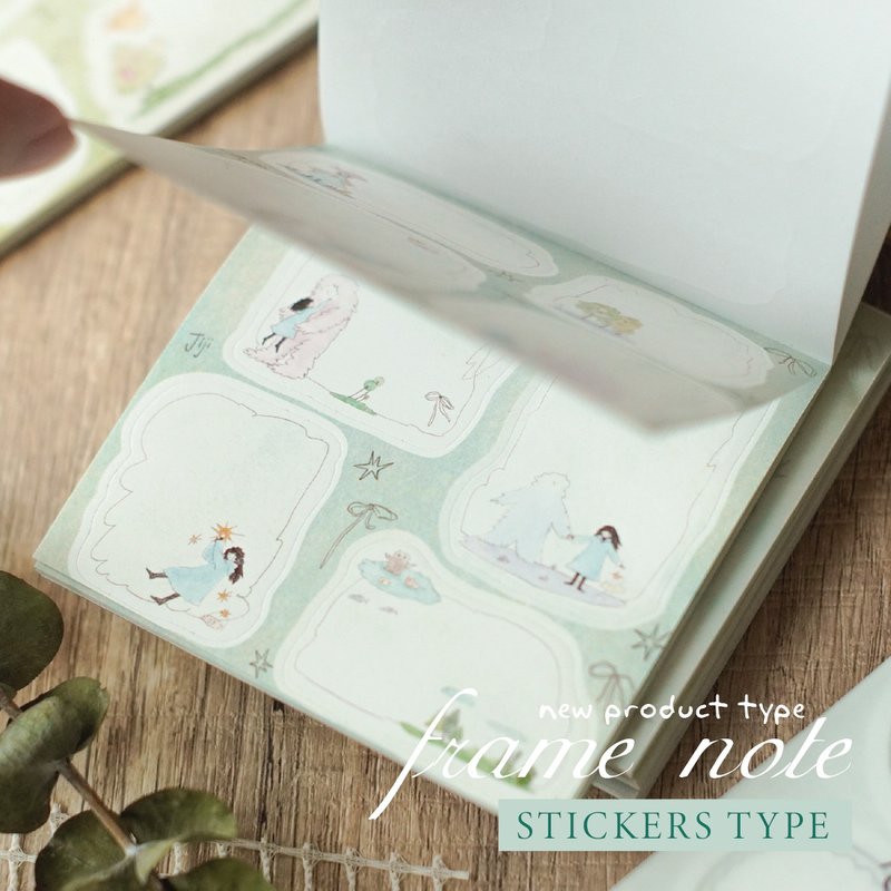 Frame Notepad - Stickers Type: 64 frames of 16 different designs - Sticky Notes & Notepads - Paper 