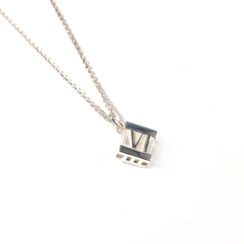【日本直送 中古美品】ティファニー TIFFANY&Co. ネックレス アトラスキューブ   シルバー925 シルバー ジュエリー - 項鍊 - 純銀 銀色