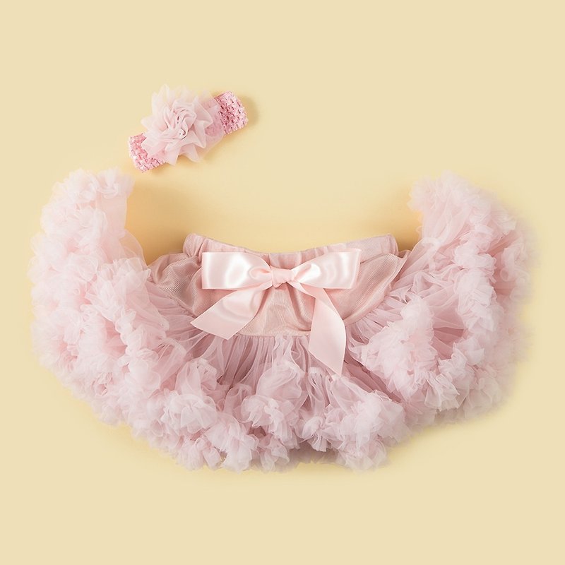日安朵朵 女嬰童雪紡蓬蓬裙 - 裸粉黛安娜 - 其他 - 聚酯纖維 粉紅色