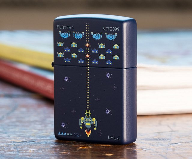 ZIPPO official flagship store] Pixel game design windproof lighter