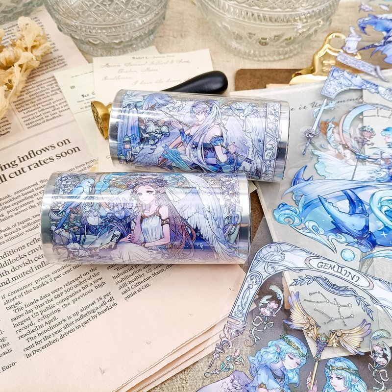 NO 393 星座系.1Constellations.1 / 紙膠帶 Masking Tape - 紙膠帶/和紙/PET - 塑膠 多色