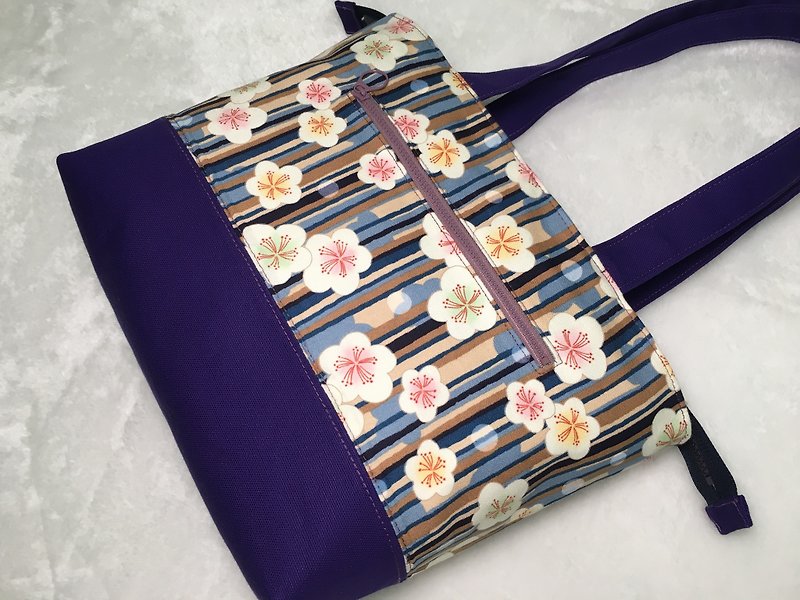 加購ㄧ字拉鍊 - 側背包/斜孭袋 - 其他材質 紫色
