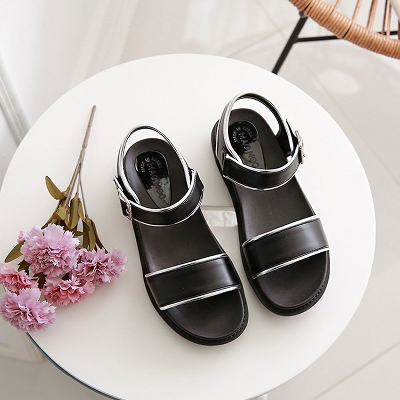 PRE-ORDER – MACMOC Pie (BLACK) Sandals - Sandals - Other Materials 
