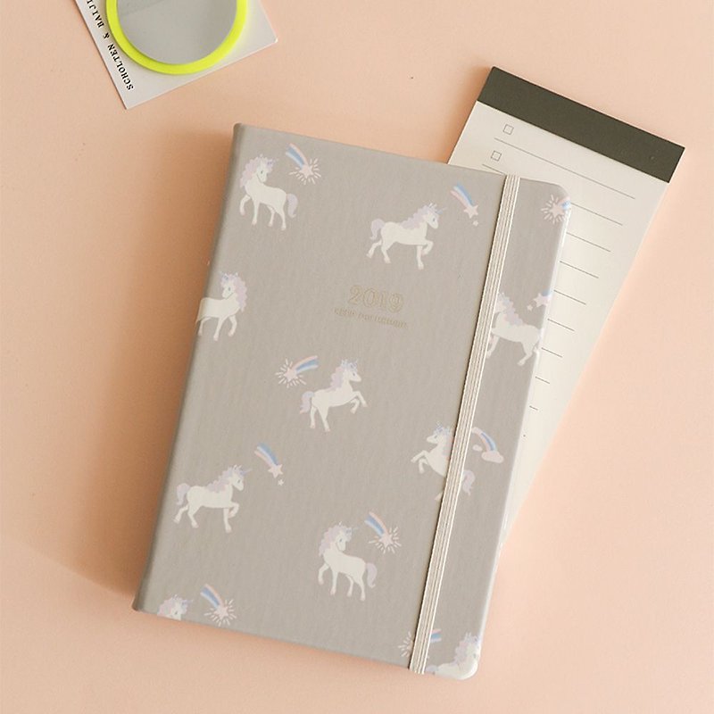2019 beautiful memory strap aging Zhou Zhi-02 Unicorn, E2D16609 - Notebooks & Journals - Paper Gray