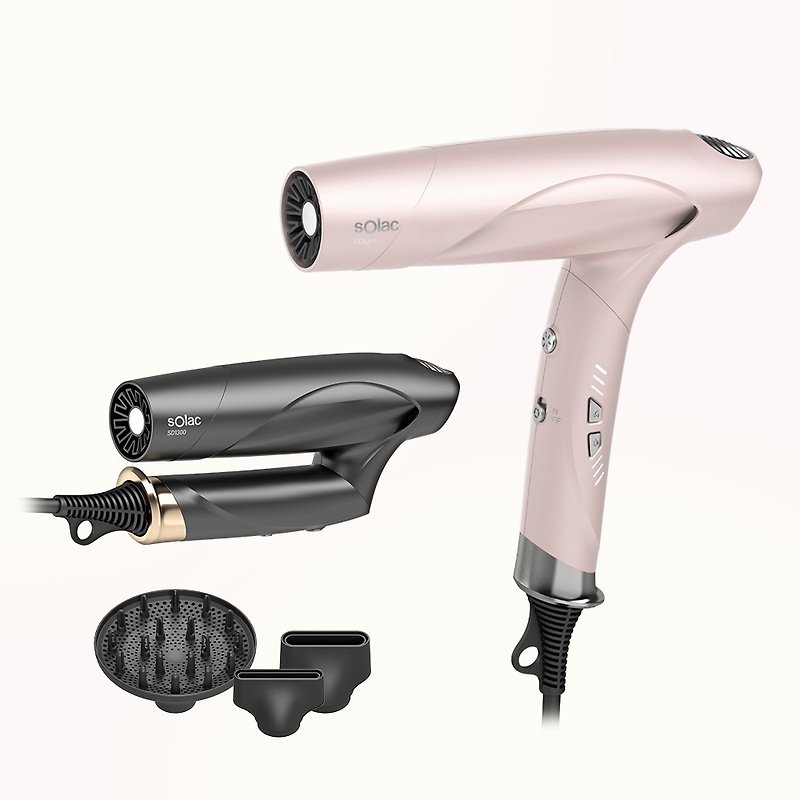 【sOlac】SD-1300 Smart Neutralizing Ion Professional Hair Dryer Folding Handle - Other Small Appliances - Other Materials White