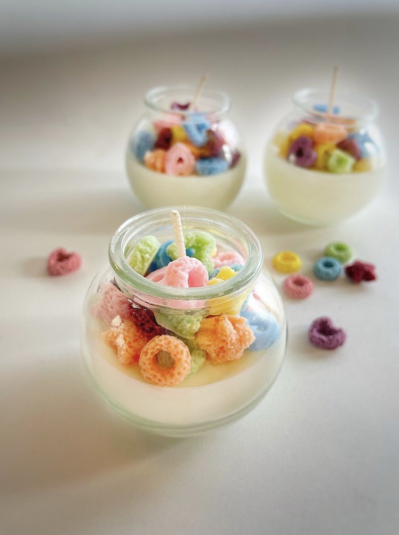 DIY sweet series breakfast shortbread yogurt series handmade material package make your own - เทียนหอม/น้ำหอม/สบู่แฮนด์เมด - น้ำมันหอม 