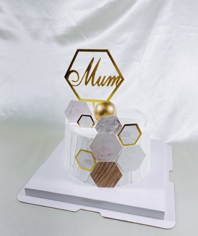 愛Love 生日蛋糕 造型 母親節 甜點 客製化 蛋糕 6吋 面交 - 蛋糕/甜點 - 新鮮食材 粉紅色