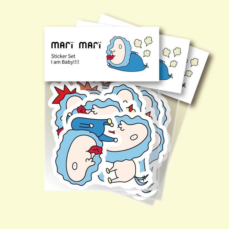我是寶寶 貼紙包5入 - 貼紙 - 防水材質 