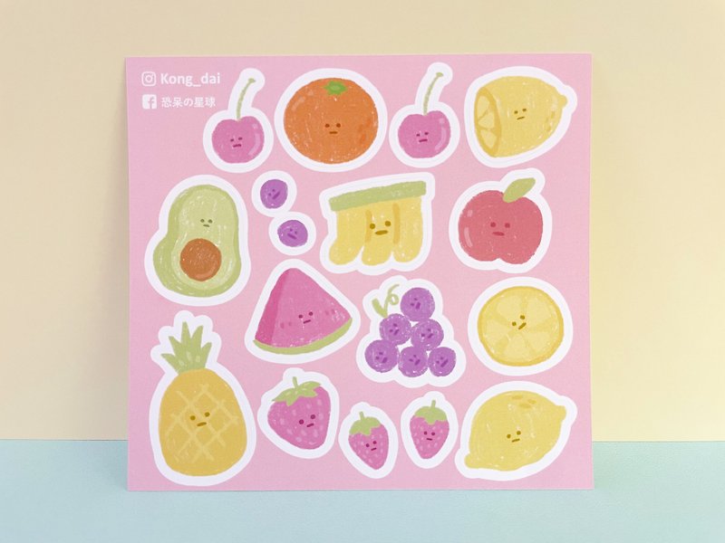 Integrated fruit stickers - Stickers - Paper 